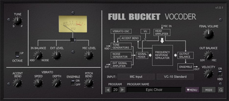 FBVC - free Vintage vocoder plugin