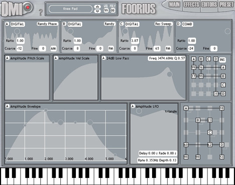 Foorius - free Modular synth plugin