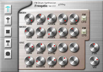 Freqatic - free FM drum synth plugin