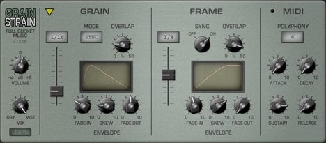 Grain Strain - free Envelope grain FX plugin