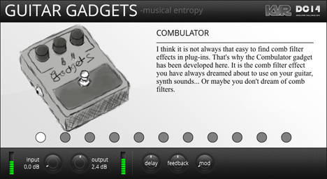 Guitar Gadgets - free Analog pedal models plugin