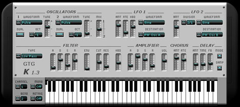 K1 - free Analog synth plugin