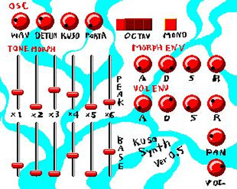 KusoSynth - free Kuso music synth plugin