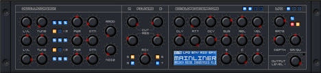 Mainliner - free Analog synth plugin