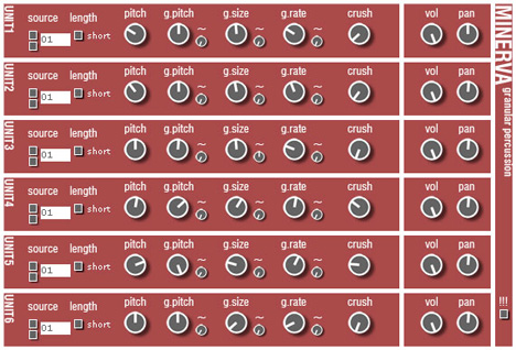 Minerva - free Granular percussions plugin