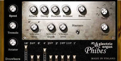 Phibes - free Organ plugin