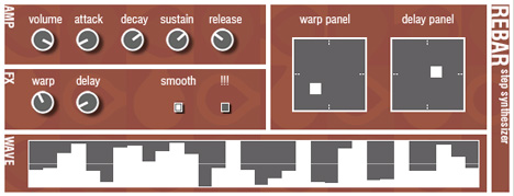 rebar - free Drawable waveform synth plugin