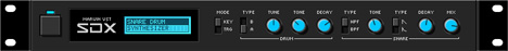SDX - free Snare drum synth plugin