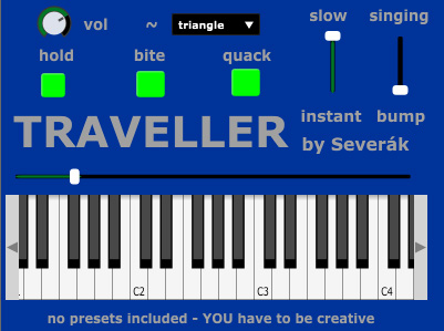 Traveller  - free Korg Synthe-Bass inspired synth plugin