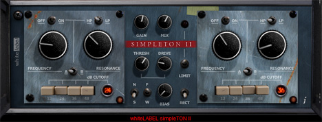 simpleTON II - free Dual filter / distortion plugin