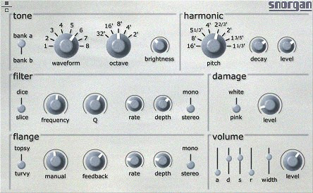 Snorgan - free Wavetable synth plugin