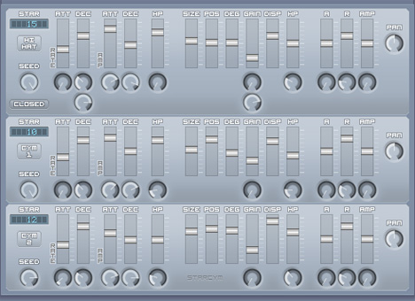 Star Cym - free Synthetic cymbal plugin