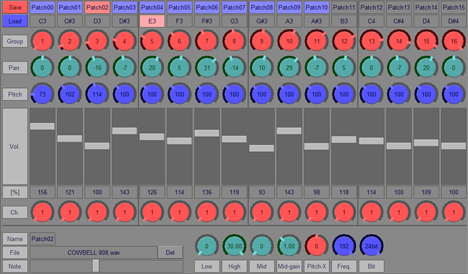 ttm001 - free Drum sampler plugin