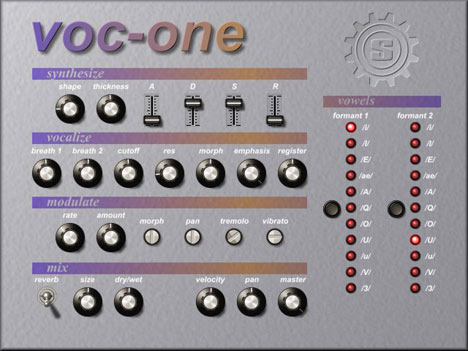 Voc-one - free Choirs synth plugin